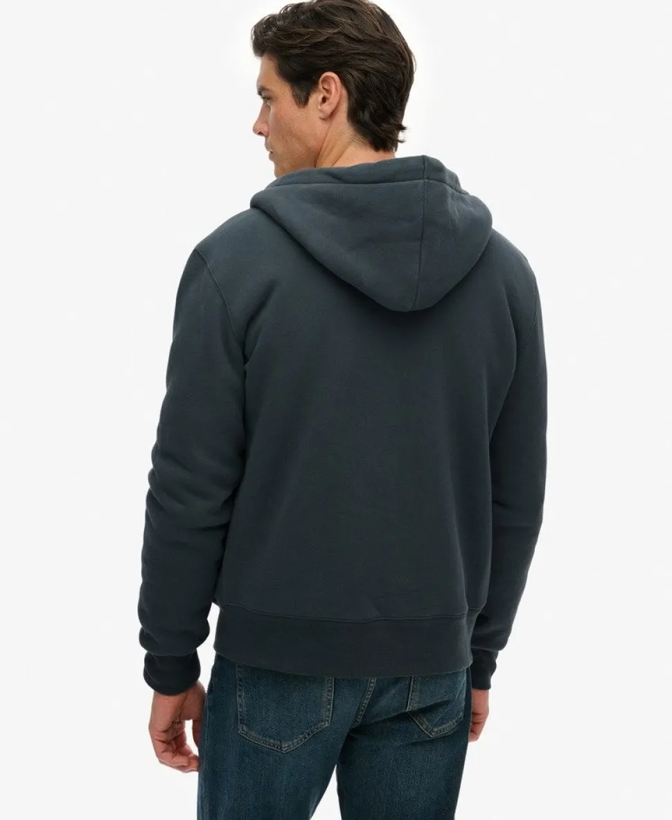 Borg Lined Zip Hoodie