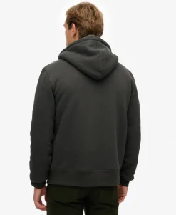 Borg Lined Zip Hoodie