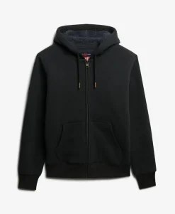 Borg Lined Zip Hoodie