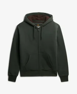 Borg Lined Zip Hoodie