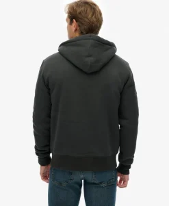 Borg Lined Zip Hoodie