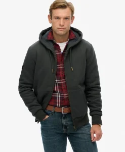 Borg Lined Zip Hoodie