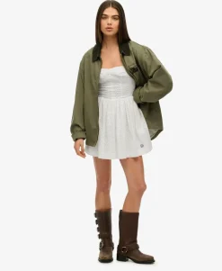 Broderie Cami Mini Dress