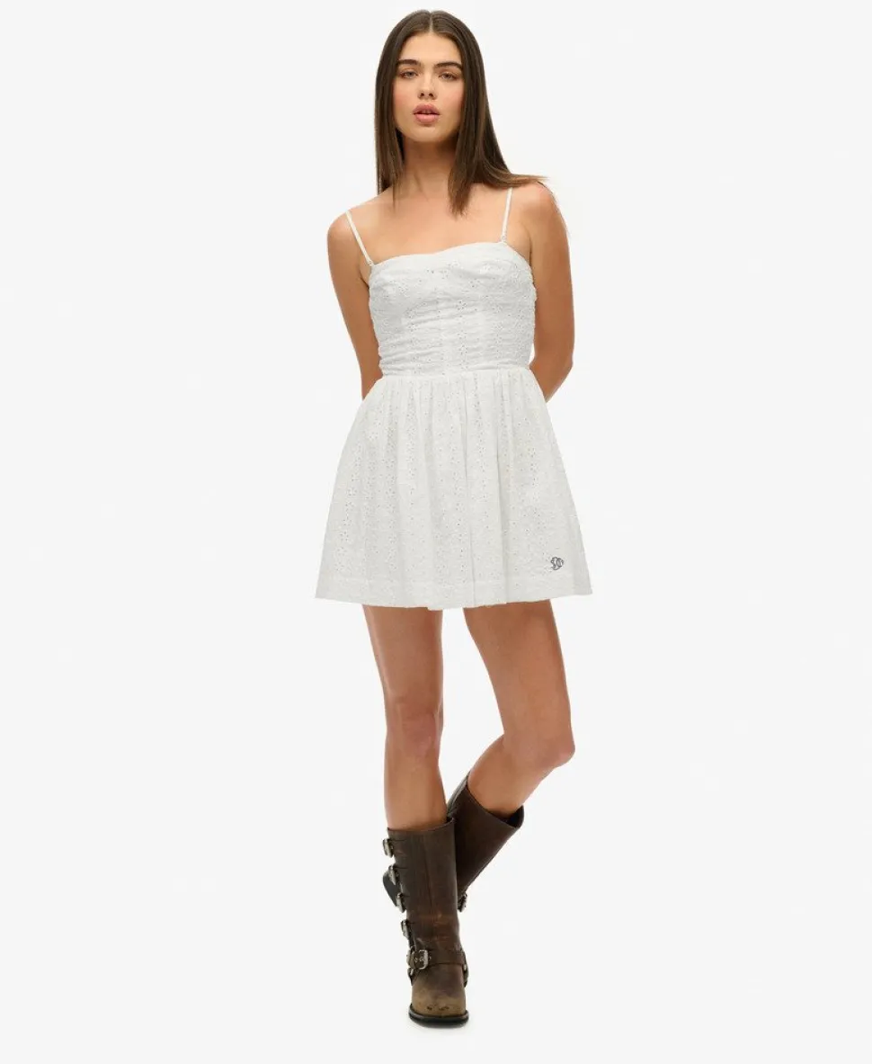 Broderie Cami Mini Dress