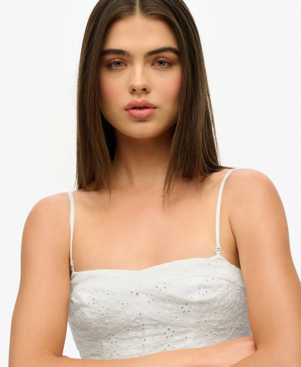 Broderie Cami Mini Dress