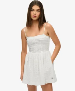 Broderie Cami Mini Dress