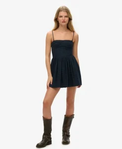 Broderie Cami Mini Dress