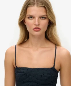 Broderie Cami Mini Dress