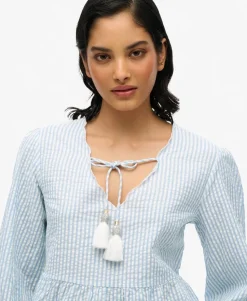 Broderie Long Sleeve Blouse