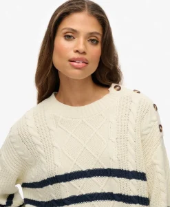 Cable Crew Neck Jumper