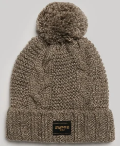 Cable Knit Beanie Hat