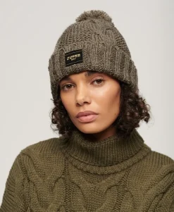 Cable Knit Beanie Hat