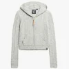 Cable Knit Zip Up Jumper
