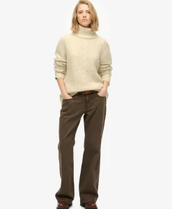 Cable Roll Neck Jumper
