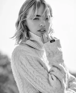 Cable Roll Neck Jumper