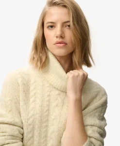 Cable Roll Neck Jumper