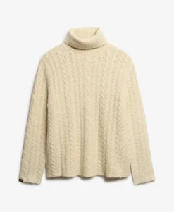 Cable Roll Neck Jumper