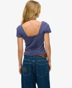 Cap Sleeve Corset Top