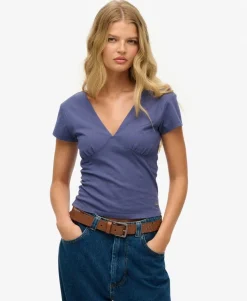 Cap Sleeve Corset Top