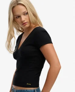 Cap Sleeve Corset Top