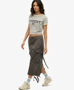 Cargo Midi Skirt
