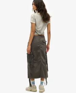 Cargo Midi Skirt