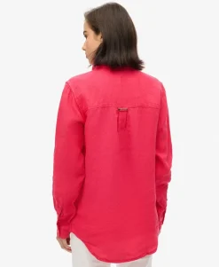 Casual Linen Boyfriend Shirt