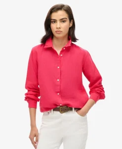 Casual Linen Boyfriend Shirt