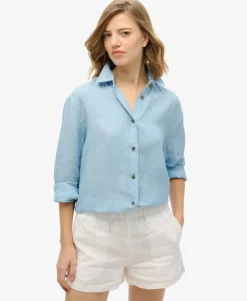 Casual Linen Boyfriend Shirt