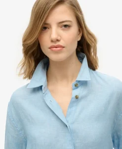 Casual Linen Boyfriend Shirt