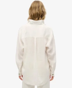 Casual Linen Boyfriend Shirt