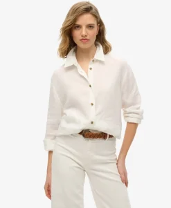 Casual Linen Boyfriend Shirt