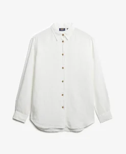Casual Linen Boyfriend Shirt