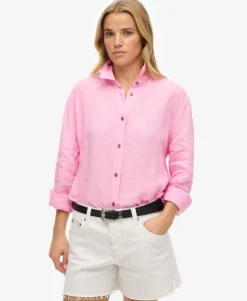 Casual Linen Boyfriend Shirt