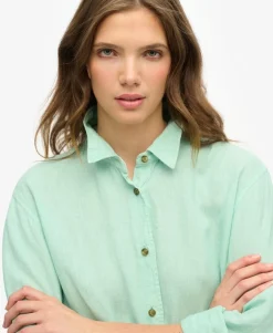Casual Linen Boyfriend Shirt