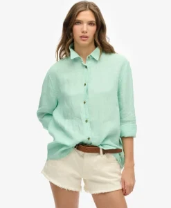 Casual Linen Boyfriend Shirt