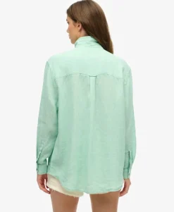 Casual Linen Boyfriend Shirt