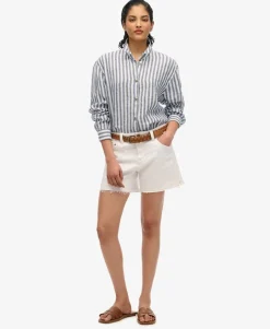Casual Linen Boyfriend Shirt