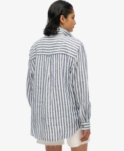 Casual Linen Boyfriend Shirt