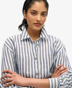 Casual Linen Boyfriend Shirt