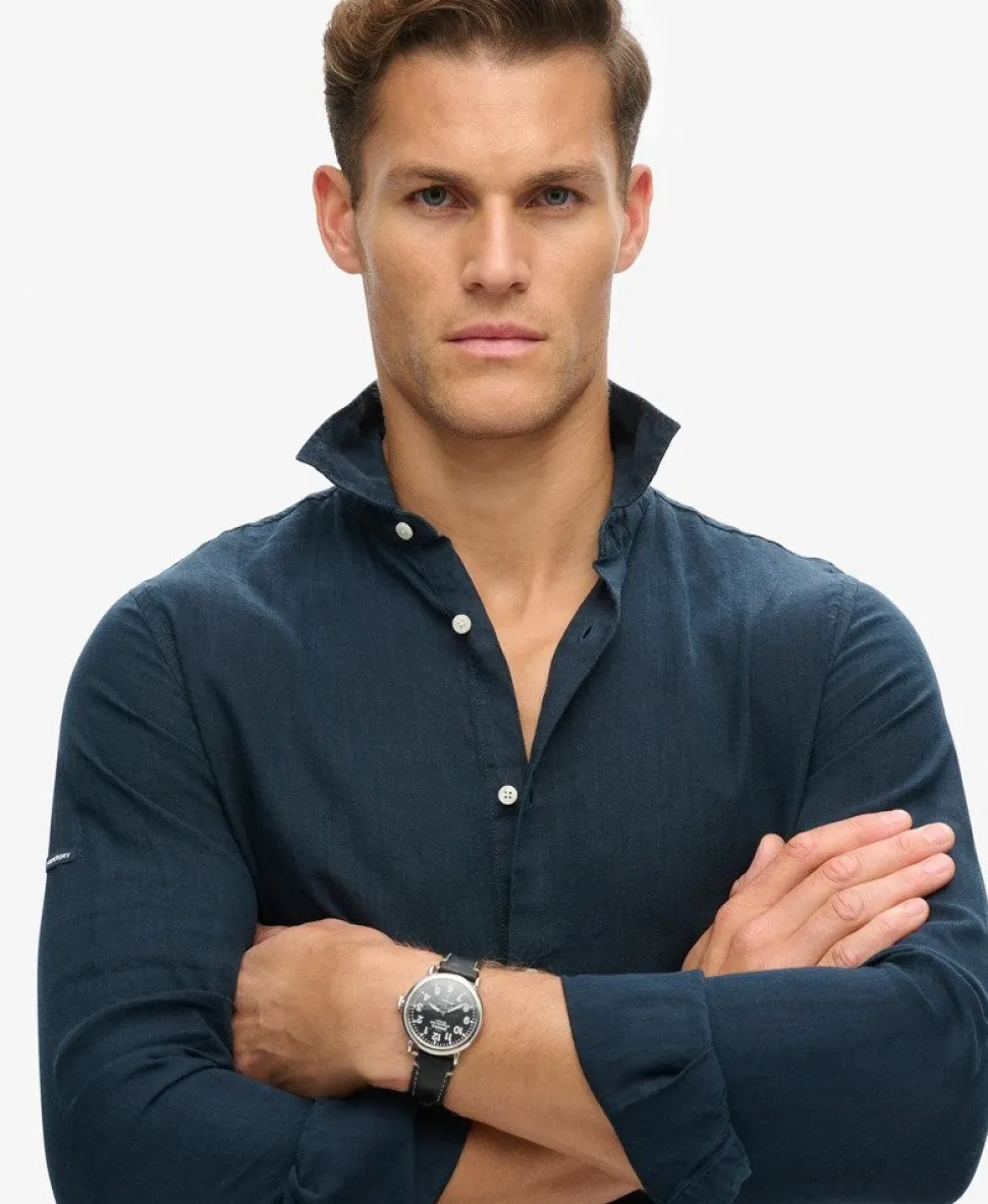 Casual Linen Long Sleeve Shirt
