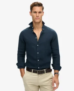 Casual Linen Long Sleeve Shirt