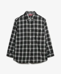 Check Flannel Boyfriend Shirt