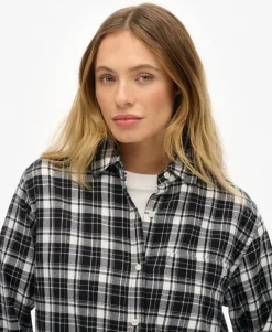 Check Flannel Boyfriend Shirt