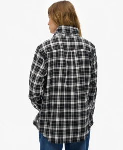 Check Flannel Boyfriend Shirt