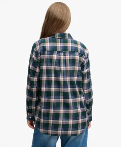 Check Flannel Boyfriend Shirt