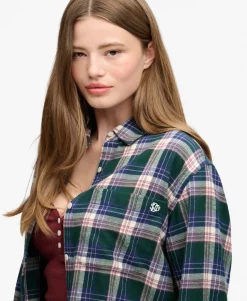 Check Flannel Boyfriend Shirt