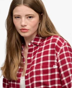 Check Flannel Boyfriend Shirt