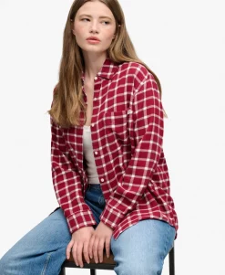 Check Flannel Boyfriend Shirt