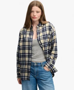 Check Flannel Boyfriend Shirt